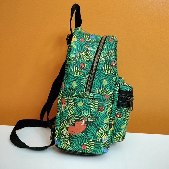 Loungefly Disney Green Jungle Pattern Backpack Collectors Item main image 7